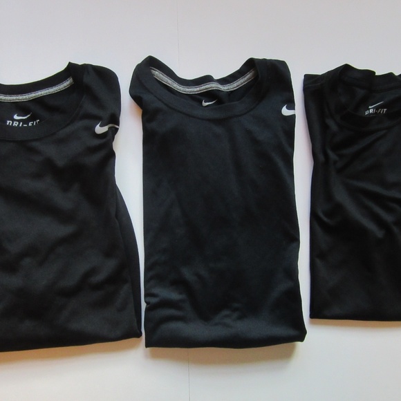 Nike Other - 3 Nike Dri - Fit black shirts  - Medium